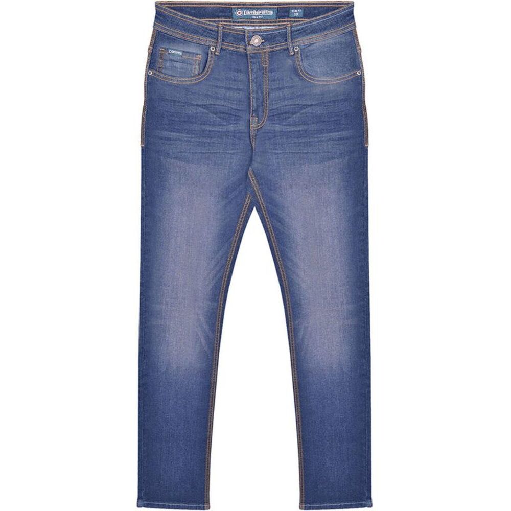 Lambretta Mens Stafford Slim Jeans / Mid Blue